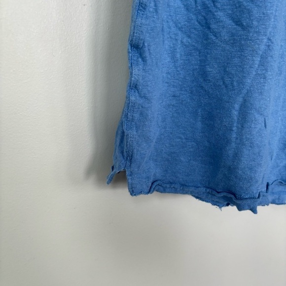 Frame Organic Linen Short Sleeve Top Size S/M - Picture 5 of 8